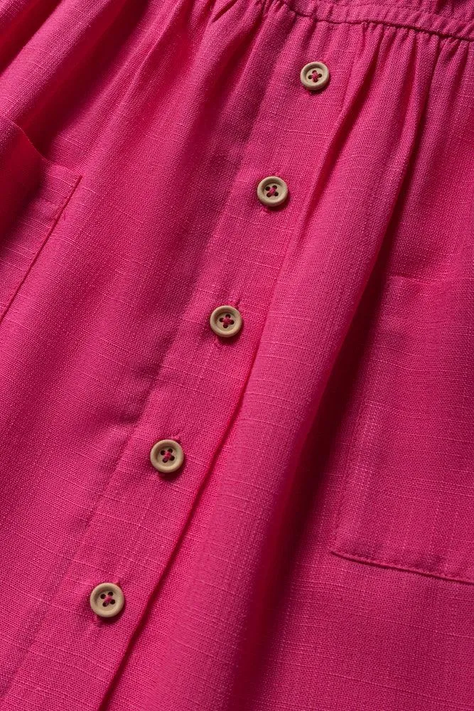 Sleeveless Dress Bright Pink