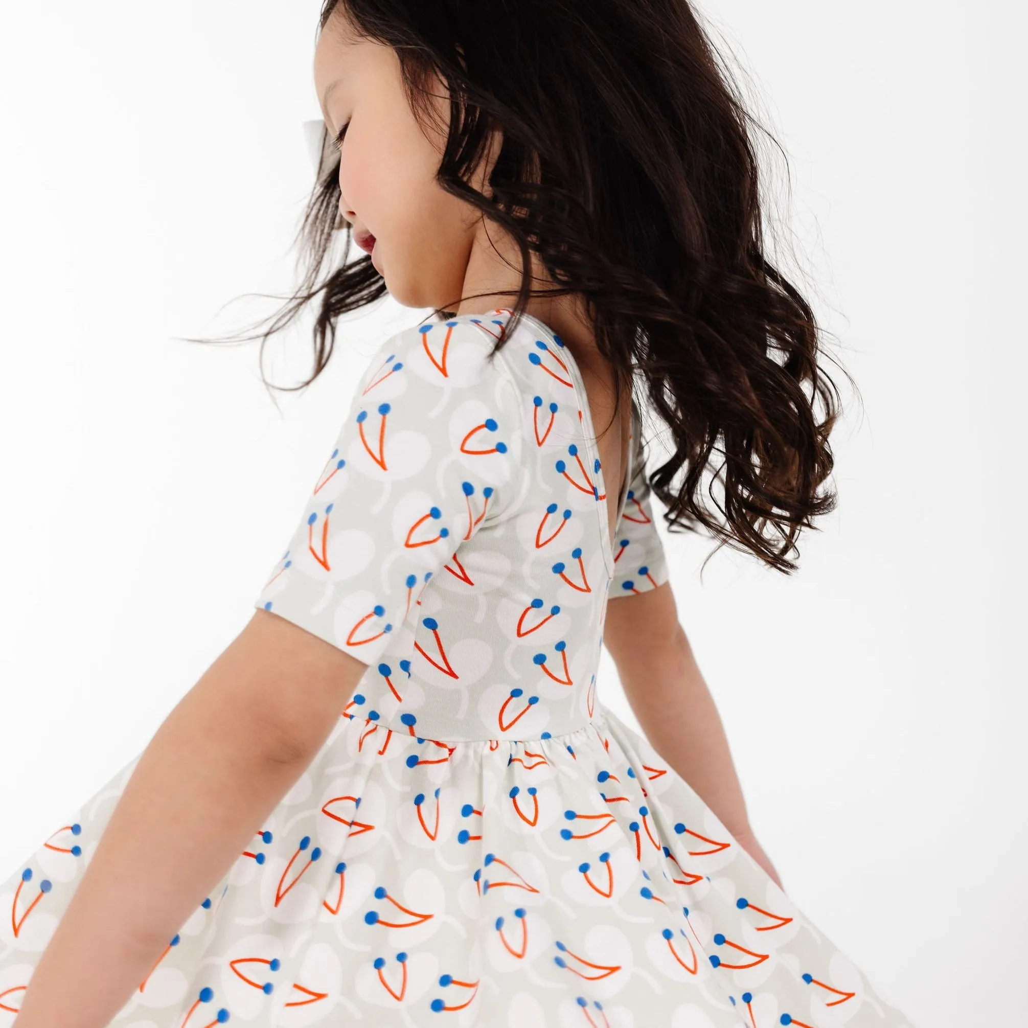 The Short Sleeve Ballet Dress in Lovely Lily