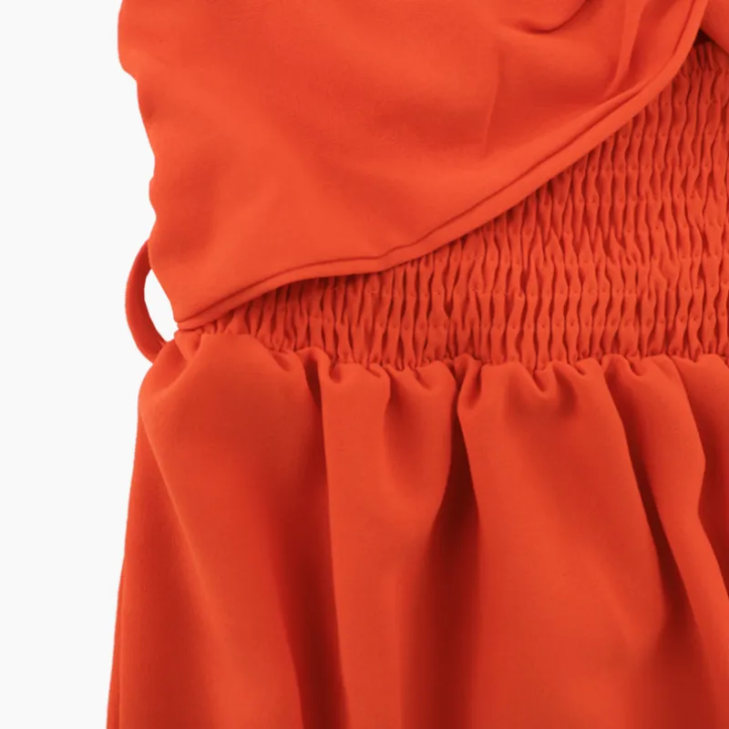 Tie Front Dress Sleeveless Red Maxi Dresses