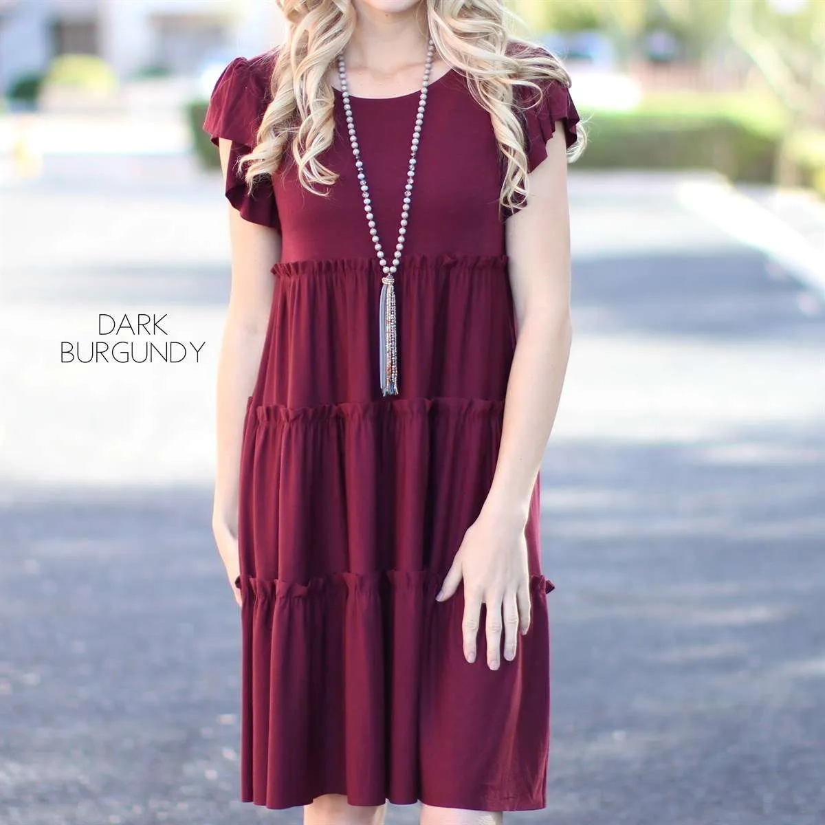 Tiered Flowy Dress | S-XL