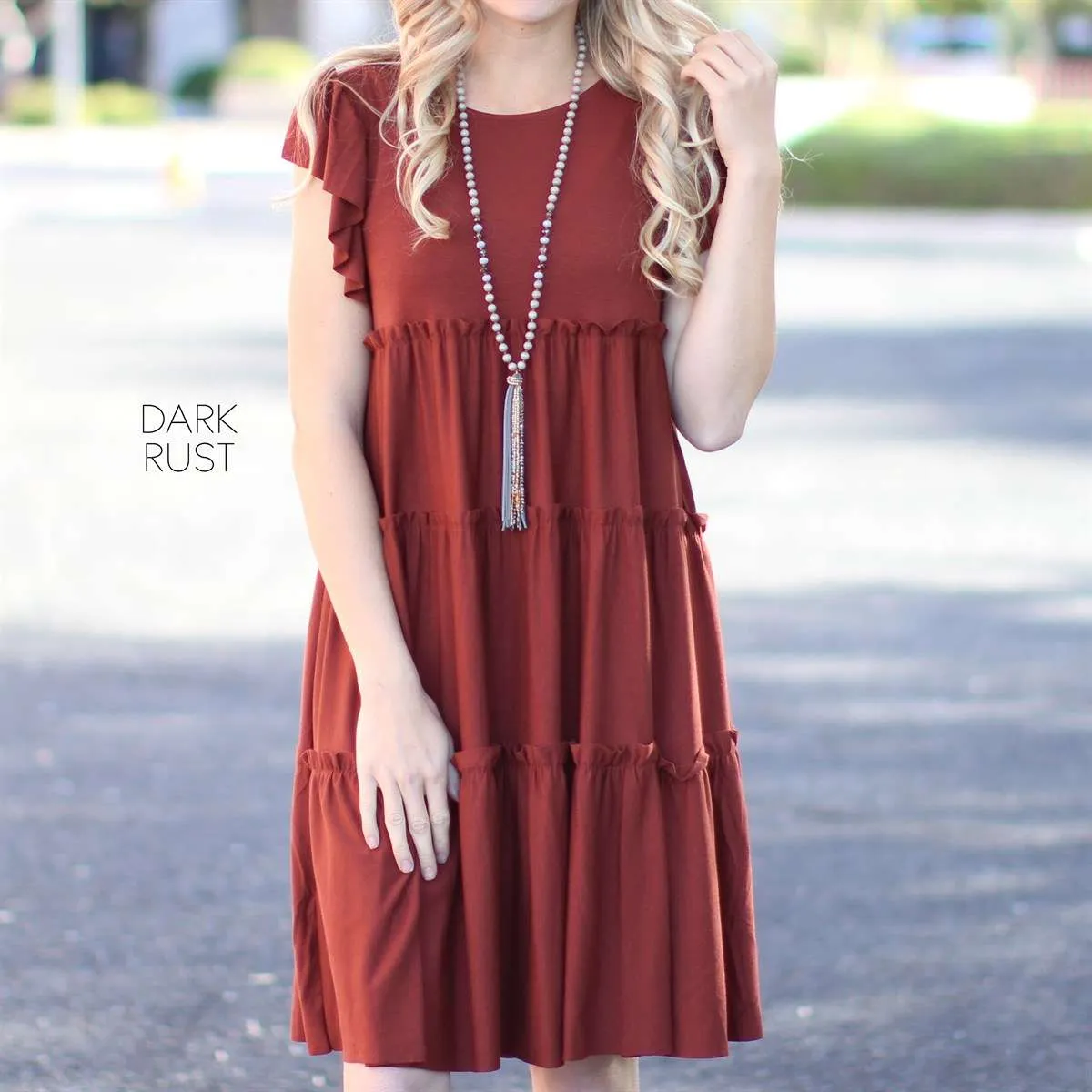 Tiered Flowy Dress | S-XL