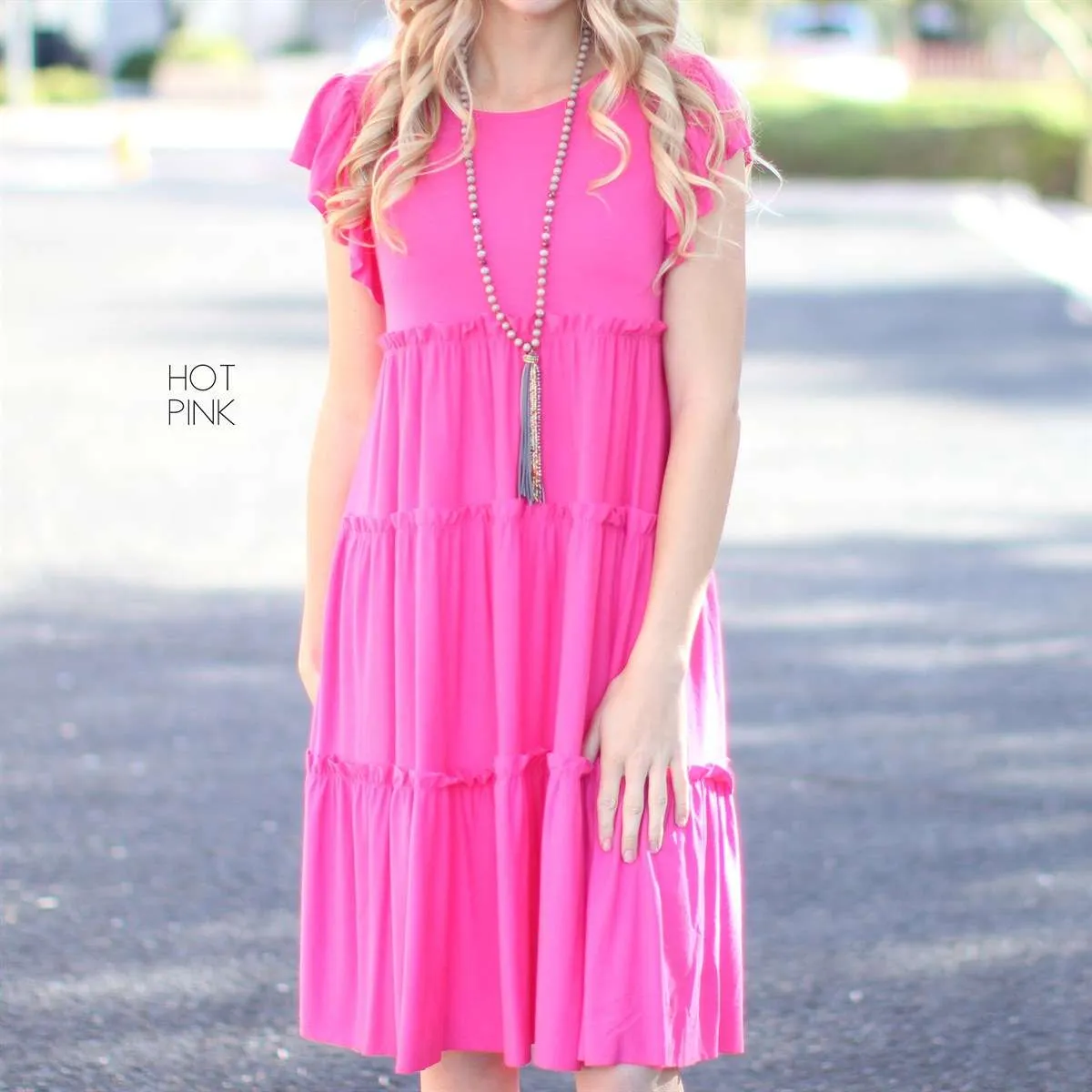 Tiered Flowy Dress | S-XL