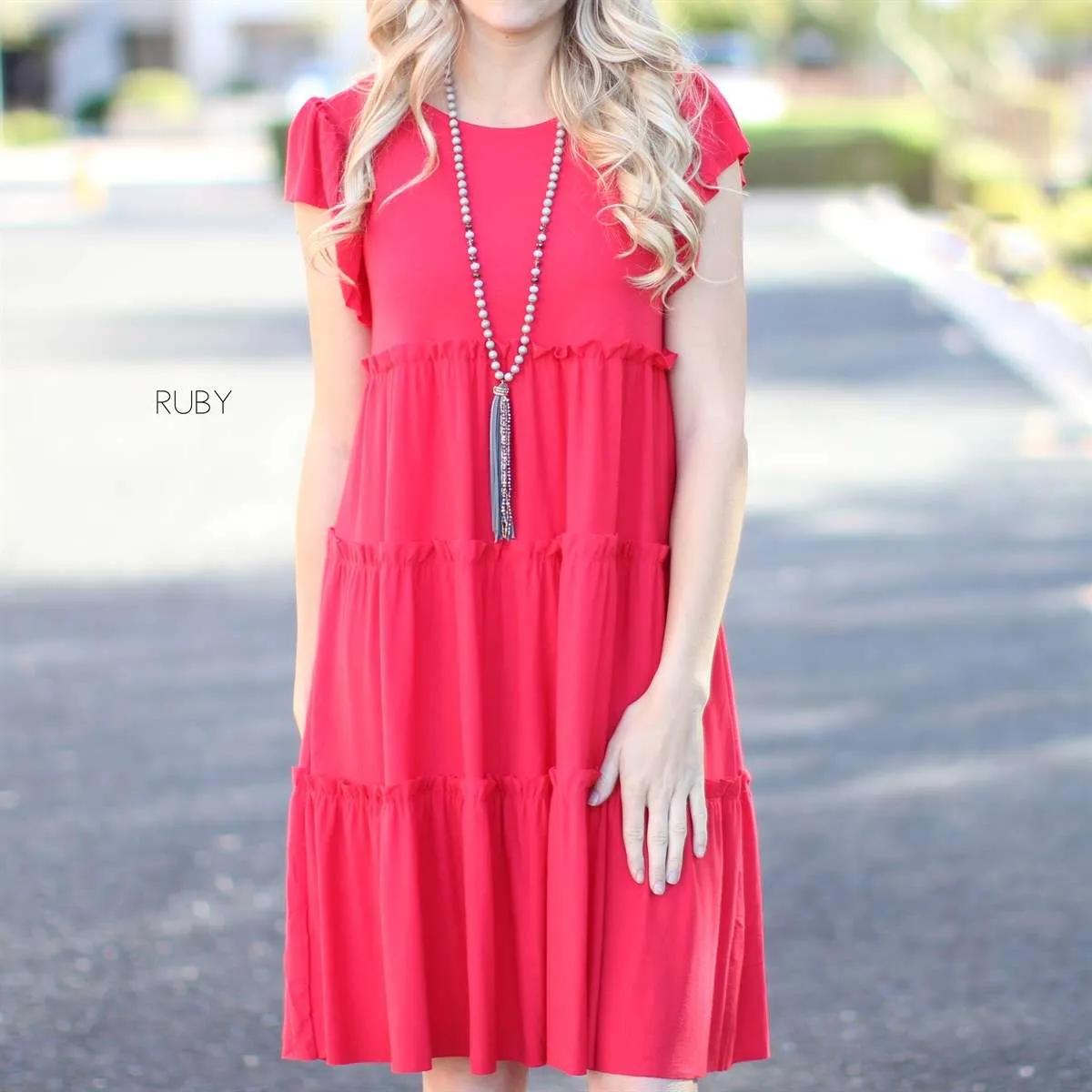 Tiered Flowy Dress | S-XL