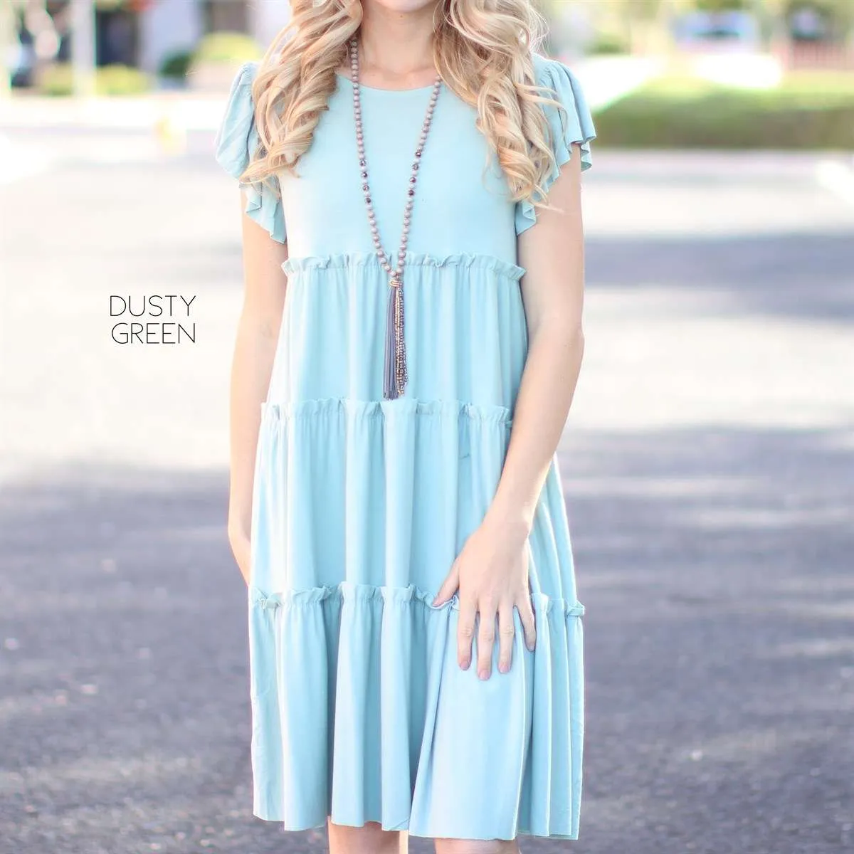 Tiered Flowy Dress | S-XL