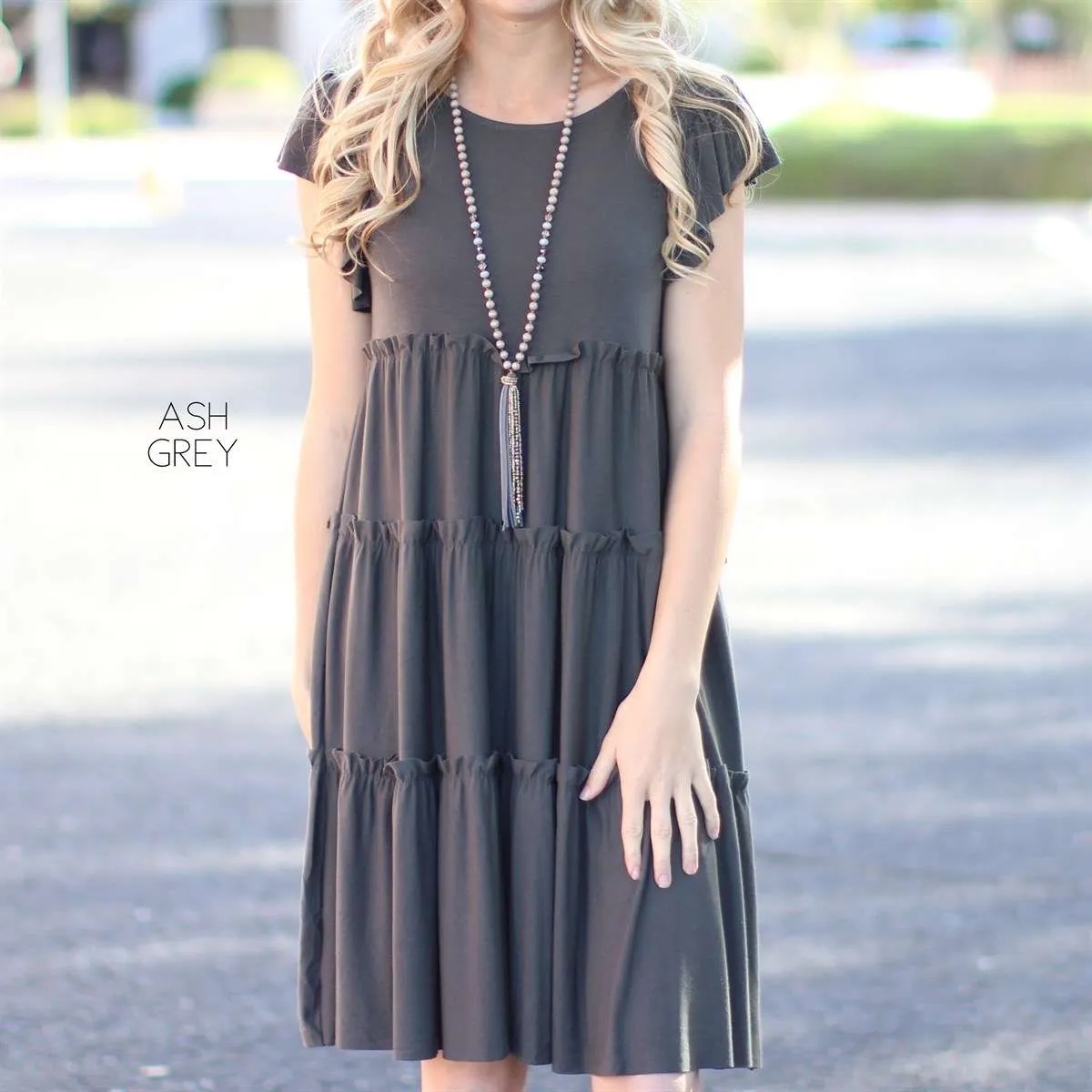 Tiered Flowy Dress | S-XL