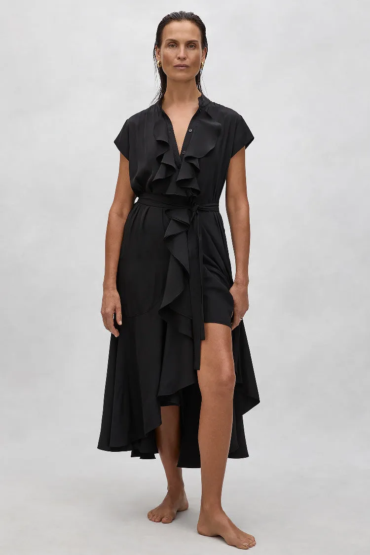 Vine Dress in Black