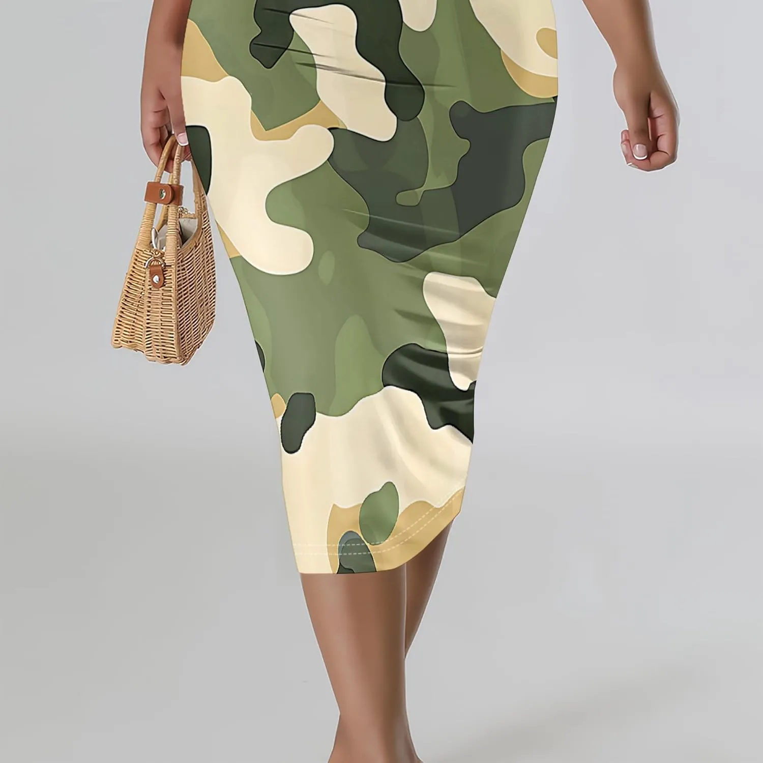 Women's Sexy Bodycon Tank Dress Casual Summer Pencil Sleeveless Ruched Basic Leopard Print Midi Club Dresses