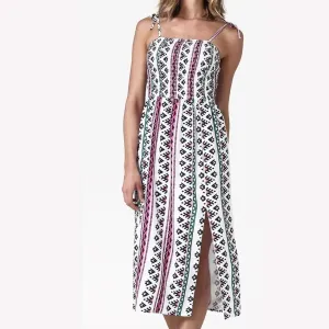 WRANGLER WOMEN’S SMOCKED BODICE TANK DRESS